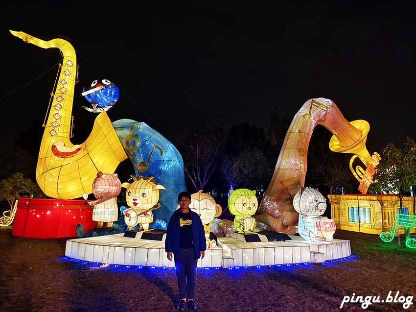 台中市西屯區2025中臺灣元宵燈會｜臺中市教育局燈區 「蛇畫故事」光影交織的奇幻藝想之旅