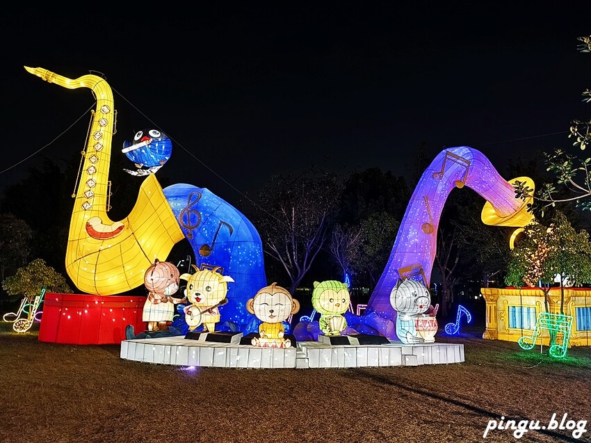 台中市西屯區2025中臺灣元宵燈會｜臺中市教育局燈區 「蛇畫故事」光影交織的奇幻藝想之旅