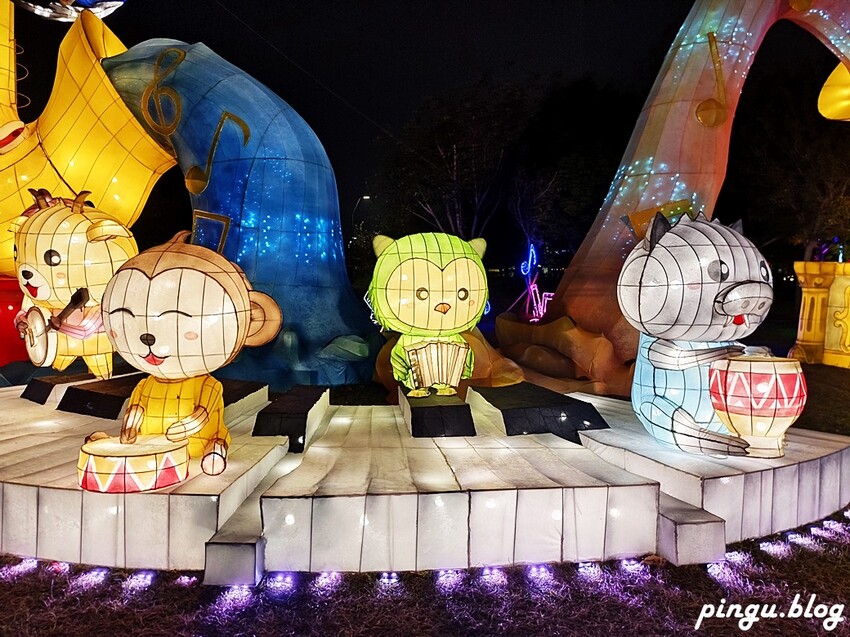 台中市西屯區2025中臺灣元宵燈會｜臺中市教育局燈區 「蛇畫故事」光影交織的奇幻藝想之旅