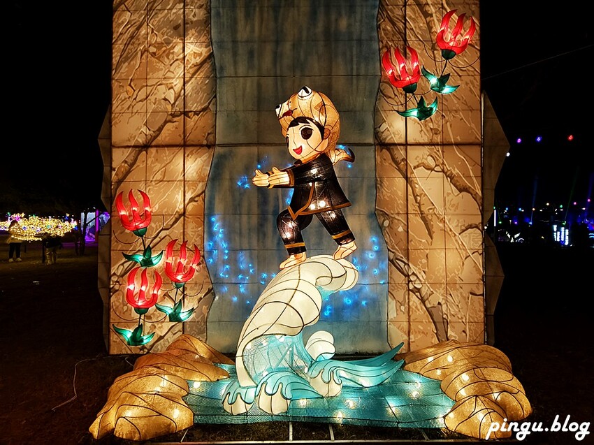 台中市西屯區2025中臺灣元宵燈會｜臺中市教育局燈區 「蛇畫故事」光影交織的奇幻藝想之旅