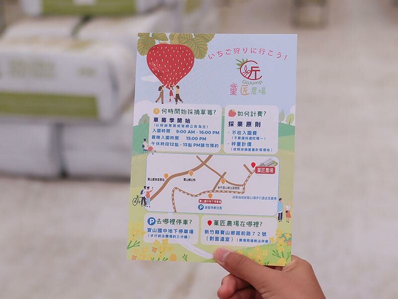 新竹寶山採草莓！菓匠農場免門票無農藥，高架種植夢幻白草莓、桃薰草莓開採。