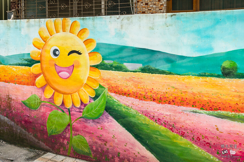 台中市新社區馬力埔彩繪小徑 | 台中新社花海可去這景點!繽紛彩繪內藏在地文化~