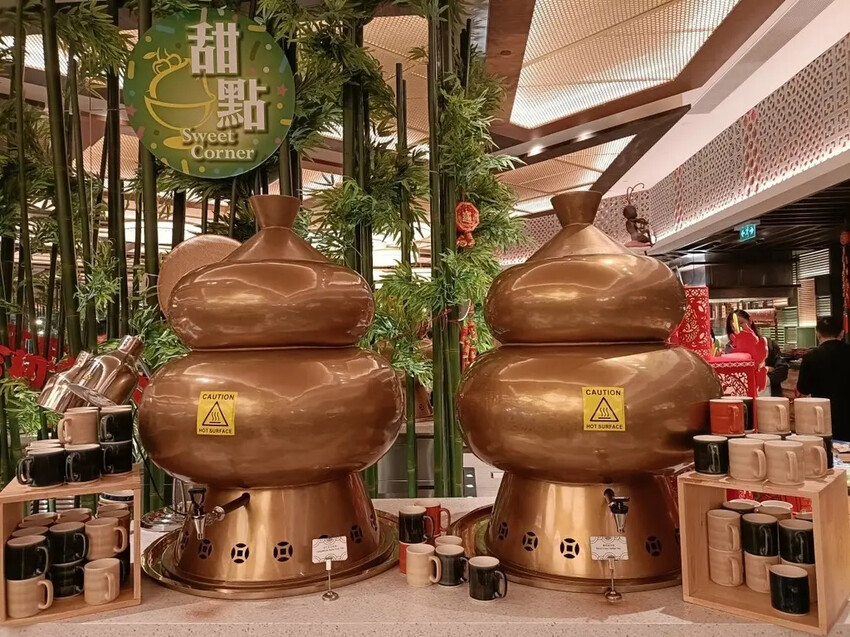 澳門2024澳門|上葡京自助山~超過百道菜色的自助餐,沒有吃完一輪就已經飽到頂天囉!