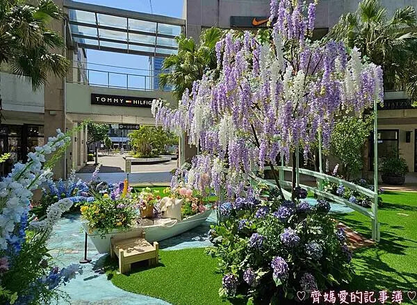 林口三井MITSUI OUTLET PARK「莫內花園秘境」