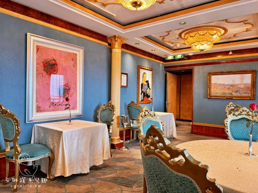 星宴｜麗星郵輪探索星號，儀式感滿滿奢華西餐廳 - 卡琳。摸魚兒趣