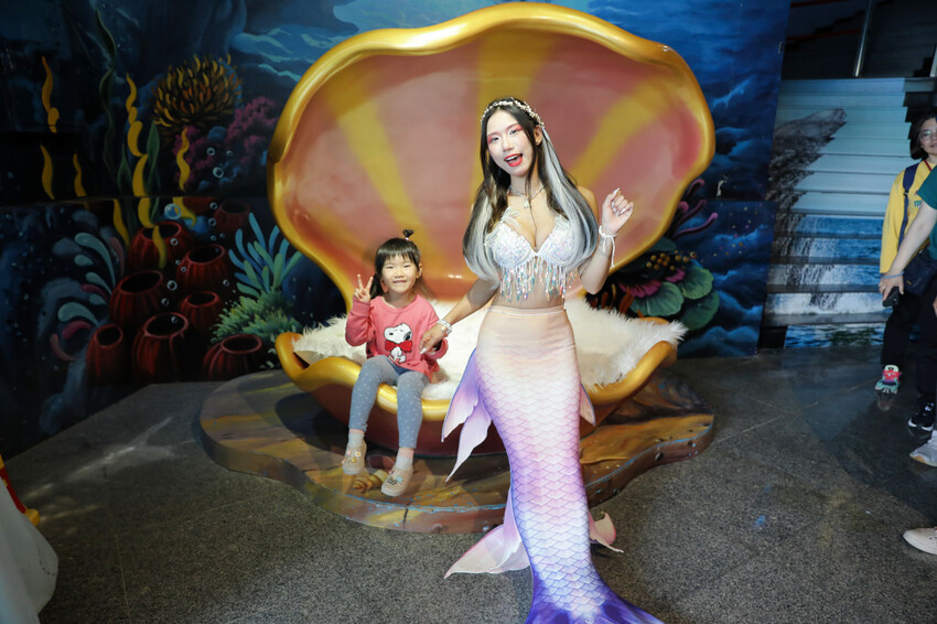 花蓮遠雄海洋公園親親海洋夜未眠 近距離與海豚海獅親近,夜探水族館,與魚共眠超好玩親子行程推薦! - 奇奇一起玩樂趣