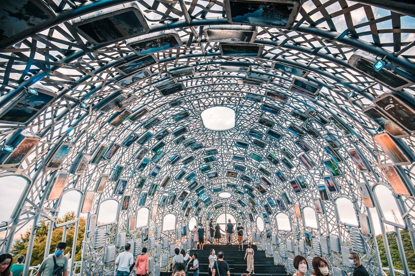 桃園市桃園區虎頭山環保公園|不用花錢也能擁有百萬夜景!俯瞰整座城市的270度超廣角浪漫夜景聖地