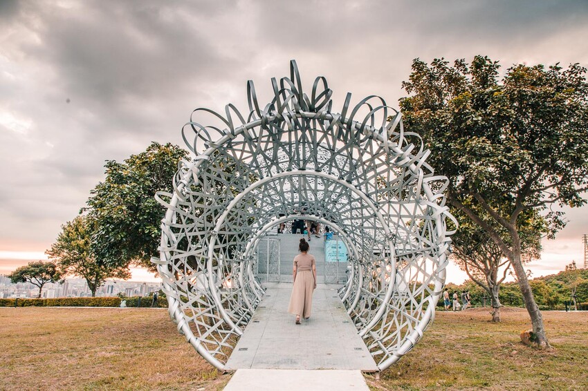 桃園市桃園區虎頭山環保公園|不用花錢也能擁有百萬夜景!俯瞰整座城市的270度超廣角浪漫夜景聖地