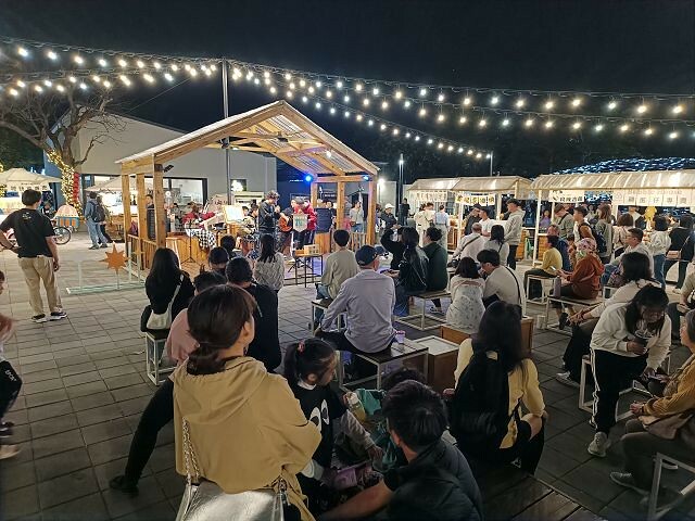 台東縣台東市鐵花新聚落 | 台東夜晚好去處．融合音樂、藝術與文創市集的園地