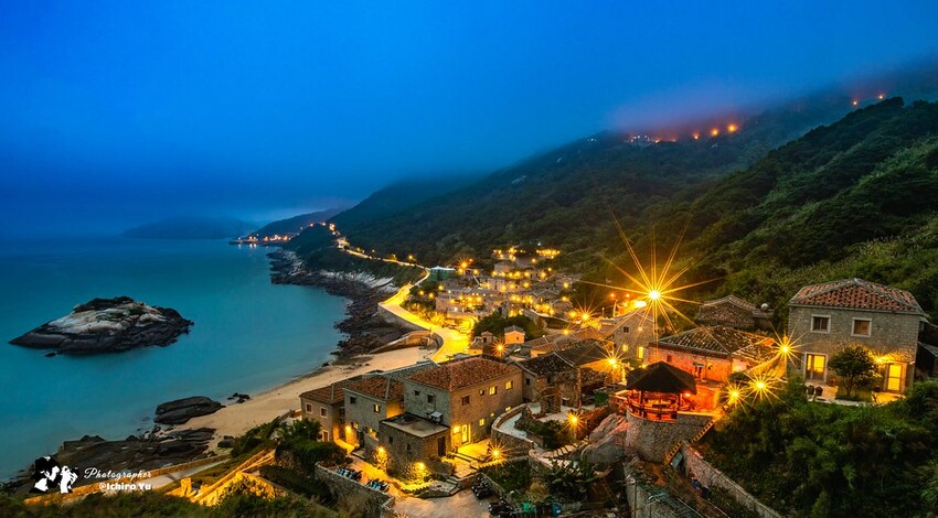 連江縣北竿鄉【馬祖景點】北竿馬鼻灣‧南竿介壽澳口賞藍眼淚│藍眼淚季節‧如何拍攝‧天候條件風向潮汐月亮│芹壁聚落‧北海坑