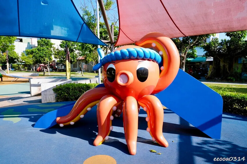 屏東遛小孩好去處「勝利動物溜滑梯公園」，8座超萌動物溜滑梯免