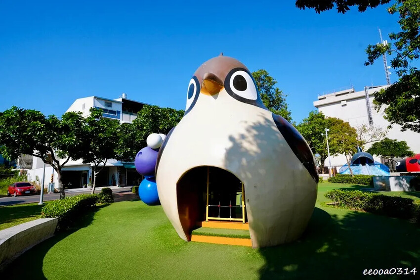 屏東遛小孩好去處「勝利動物溜滑梯公園」，8座超萌動物溜滑梯免