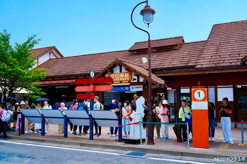 河口湖富士山拍攝景點「日川時計店」， FUJISAN SHO