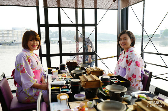 日本雛之里山陽館》ひなの里山陽館一泊二食的屋形船體驗用餐愜意舒心，緊依三偎川風景秀麗
