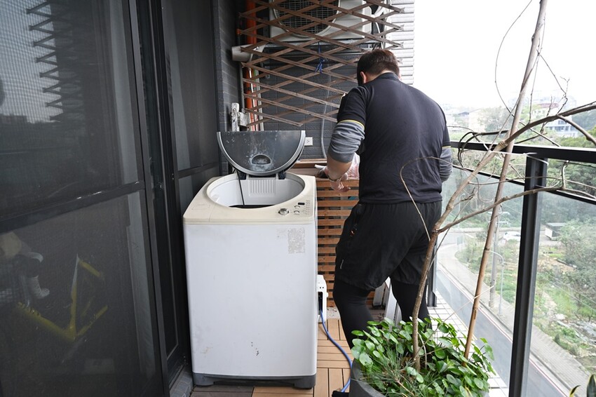 開箱。CHIMEI奇美智能滾筒洗衣機 WS-V139WD|蒸氣洗、一小時洗脫烘、槽洗淨、智能省水! - 快樂的過每一天