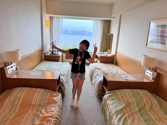 日本【2024北海道道央道東親子行】屈斜路湖王子大飯店Kussharo Prince Hotel。屈斜路湖住宿推薦 每間房間都可欣