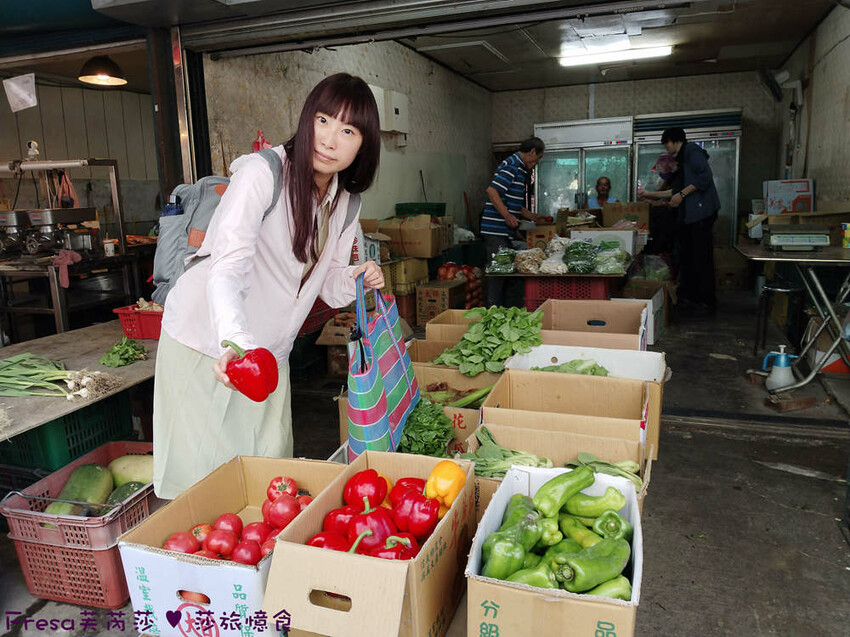 苗栗縣公館鄉苗栗公館【茅鄉亭黃金小鎮休閒農業區】公館市場採買食材「當慶Hakka好味緒－遊貓裏玩廚藝‧共下來尞」感受濃
