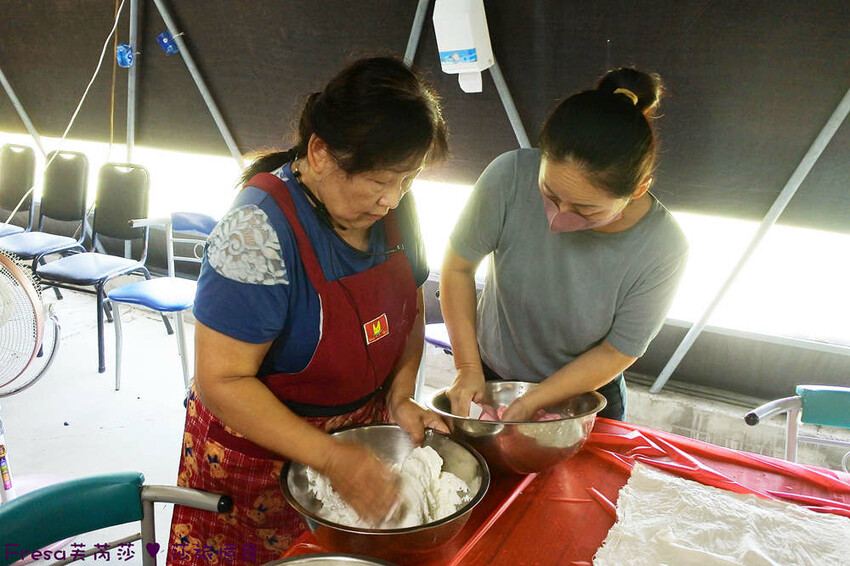 苗栗縣公館鄉苗栗公館【茅鄉亭黃金小鎮休閒農業區】公館市場採買食材「當慶Hakka好味緒－遊貓裏玩廚藝‧共下來尞」感受濃