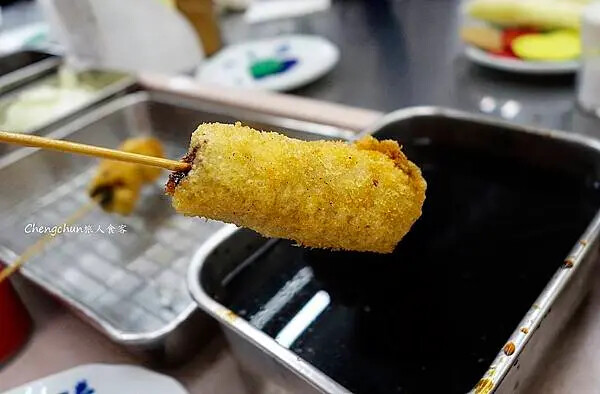 日本大阪通天閣新世界商店街串炸老店PK【串炸達摩 新世界總本