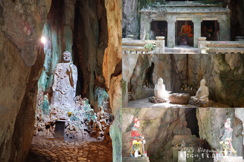 泰國【越南旅遊】The Marble Mountains 五行山共有金、木、水、火、土五座山峰，其中水山是最高也最漂亮的一座山(可以搭電梯)，著名的玄空洞充滿仙氣要看喔。越南景點