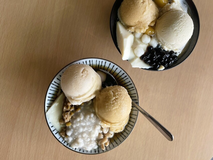 新竹市東區好豆味薑汁冰沙豆花（東門店）二訪- 近新竹火車站的豆花甜品店，推薦招牌豆花，搭配薑汁、糖水或豆漿冰沙(❤️ ω ❤️)