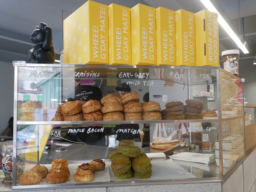 新竹市東區THE FOX COFFEE CLUB - 近新竹市政府的司康專賣店，每日手工製作八種口味司康(鹹甜皆有)，內用外帶都推薦o(*^＠^*)o