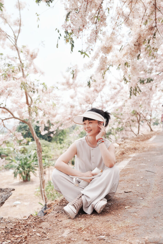 台南市玉井區花旗木盛開之美：台南玉井玥園思親步道，雙色花旗木浪漫登場！