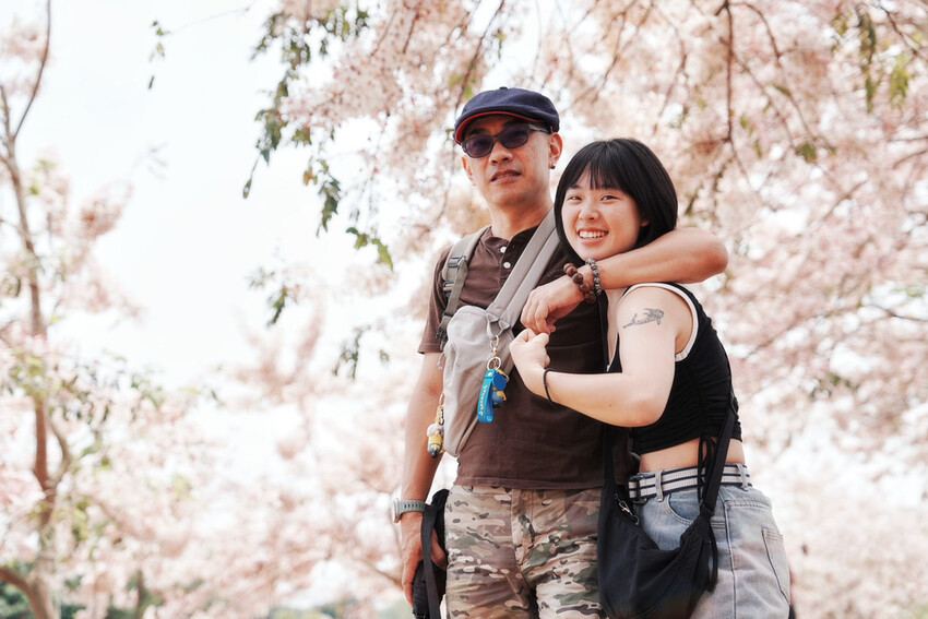 台南市玉井區花旗木盛開之美：台南玉井玥園思親步道，雙色花旗木浪漫登場！