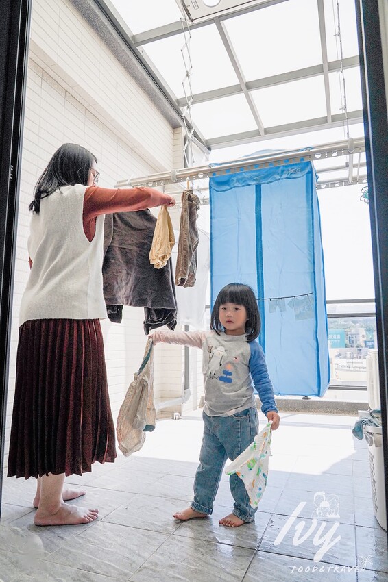 母親節送禮首選! 電動曬衣架推薦 「HCG和成」，遙控升降輕鬆晾衣晾被，搭配恆溫式烘乾、專利烘衣罩，毛衣也能高效烘乾！ - 艾薇覓食趣