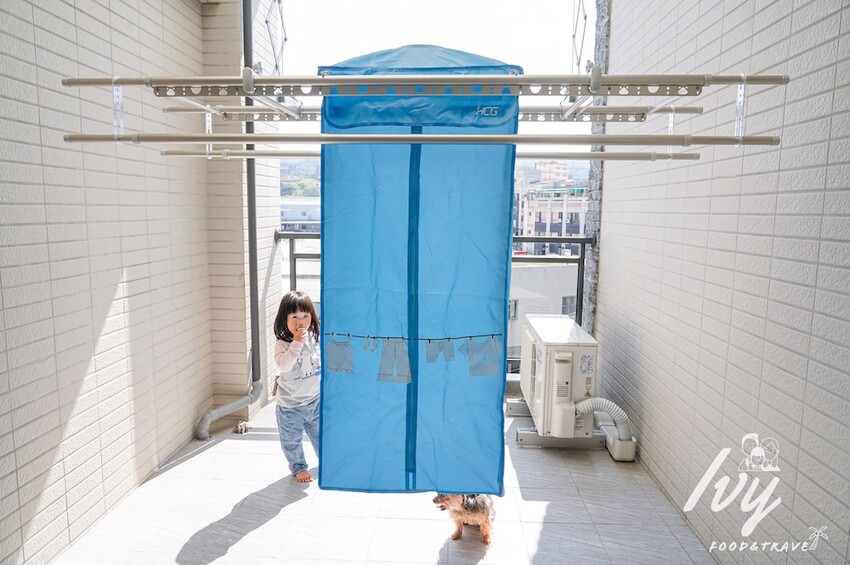 母親節送禮首選! 電動曬衣架推薦 「HCG和成」，遙控升降輕鬆晾衣晾被，搭配恆溫式烘乾、專利烘衣罩，毛衣也能高效烘乾！ - 艾薇覓食趣