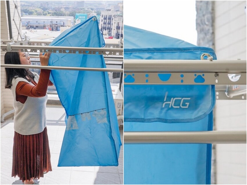 母親節送禮首選! 電動曬衣架推薦 「HCG和成」，遙控升降輕鬆晾衣晾被，搭配恆溫式烘乾、專利烘衣罩，毛衣也能高效烘乾！ - 艾薇覓食趣