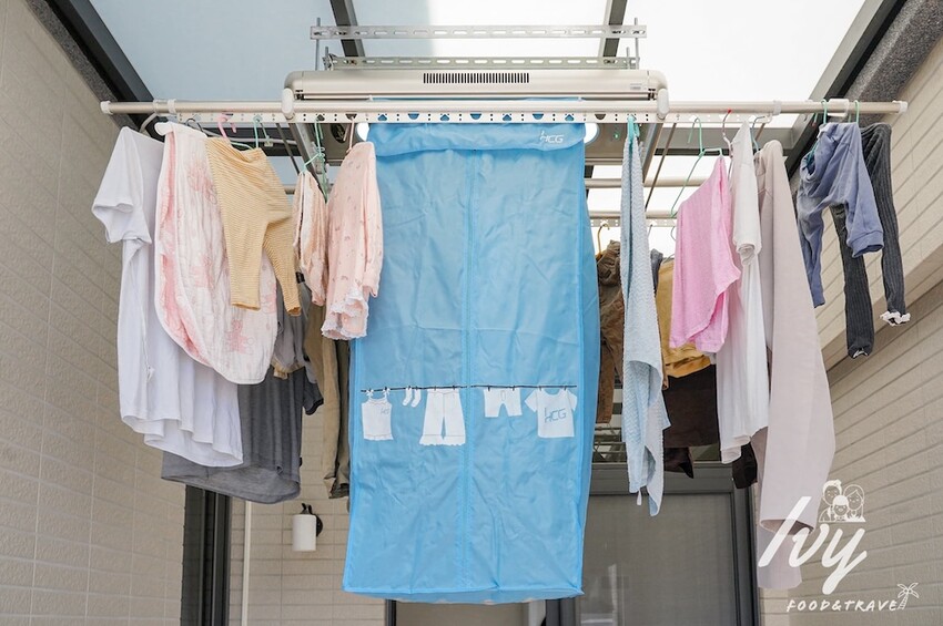 母親節送禮首選! 電動曬衣架推薦 「HCG和成」，遙控升降輕鬆晾衣晾被，搭配恆溫式烘乾、專利烘衣罩，毛衣也能高效烘乾！ - 艾薇覓食趣