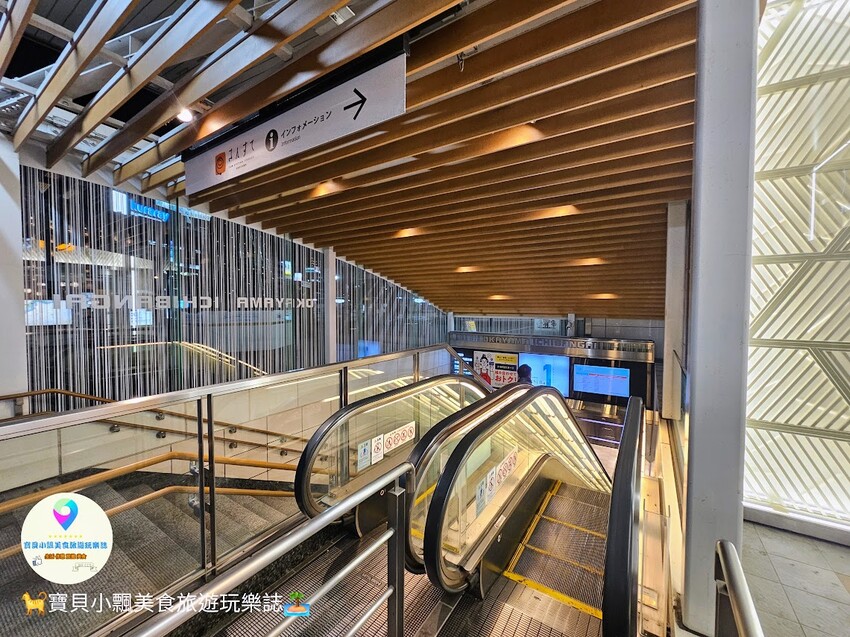 日本[旅遊]岡山 岡山站前商店街 巨型桃子吊飾 商店街的亮眼入口