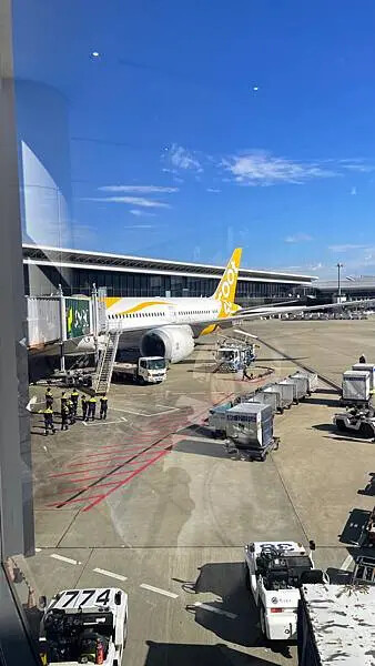 日本2024東京自由行-飛行紀錄-酷航(TR898 TPE=>NRT台北=>東京成田)&N'EX=>特急=>石和溫泉