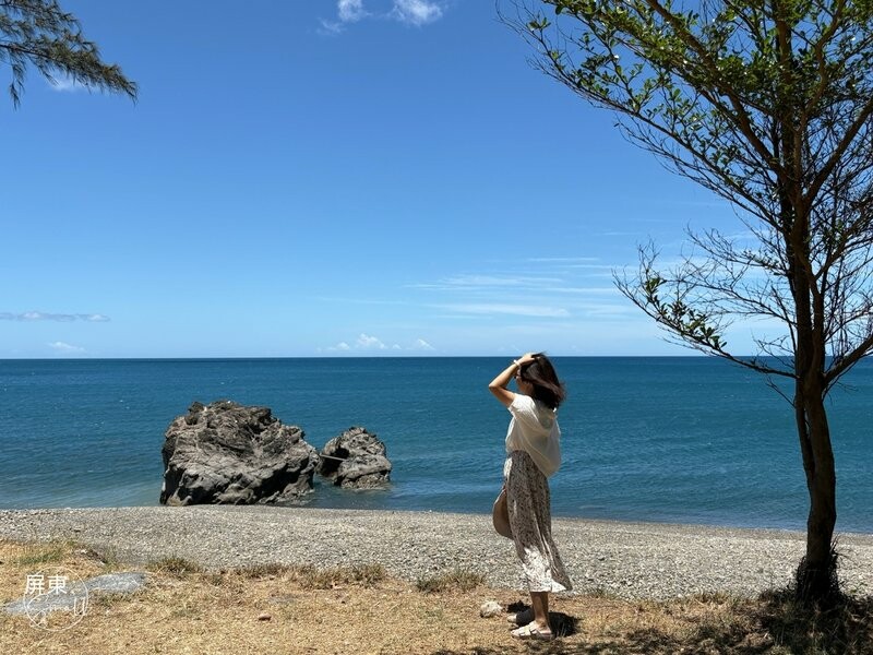 超萌巨型小可愛【看海美術館_怪獸代班】，順遊絕美枋山石礁海岸