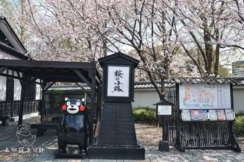 熊本一日遊|走進熊本城賞櫻、賞池中富士山、逛熱鬧老街 - 卡琳。摸魚兒趣