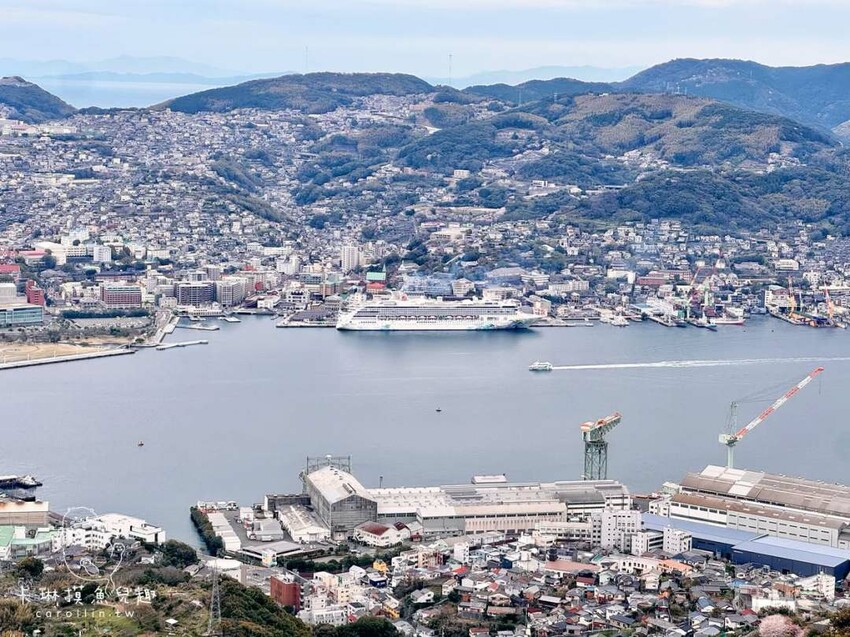 長崎一日遊行程｜搭郵輪玩稻佐山夜景、企鵝水族館、橘神社賞櫻 - 卡琳。摸魚兒趣