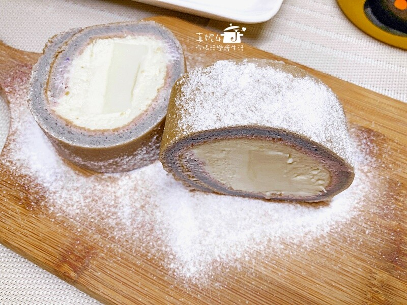 烘焙筆記│紫芋柚香奶凍捲，清爽多於奶膩的風味