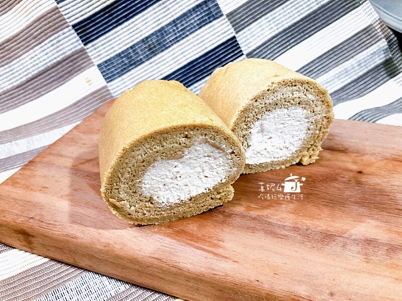 烘焙筆記│紫芋柚香奶凍捲，清爽多於奶膩的風味