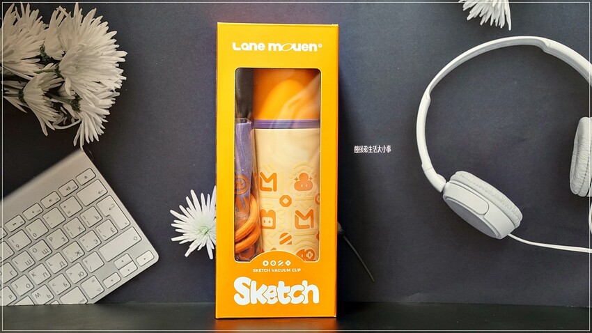 Lane Mouen手繪保溫杯推薦，兩用設計超實用。