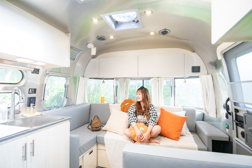 卓蘭小巷清風豪華露營，一泊三食網美必拍。