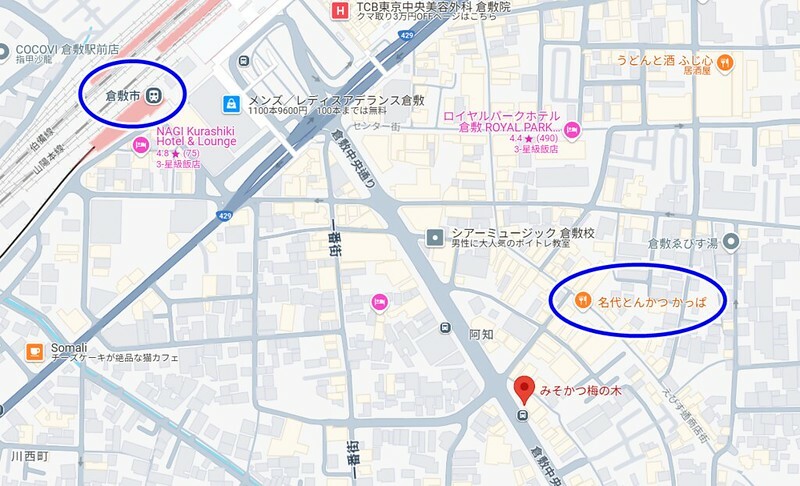 岡山倉敷必吃！梅の木味噌炸豬排45年老店，倉敷名店梅の木。