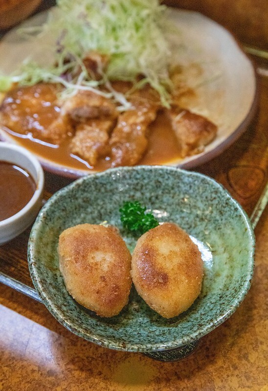 岡山倉敷必吃！梅の木味噌炸豬排45年老店，倉敷名店梅の木。