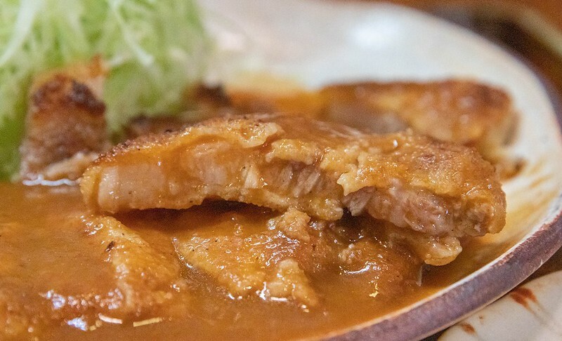岡山倉敷必吃！梅の木味噌炸豬排45年老店，倉敷名店梅の木。