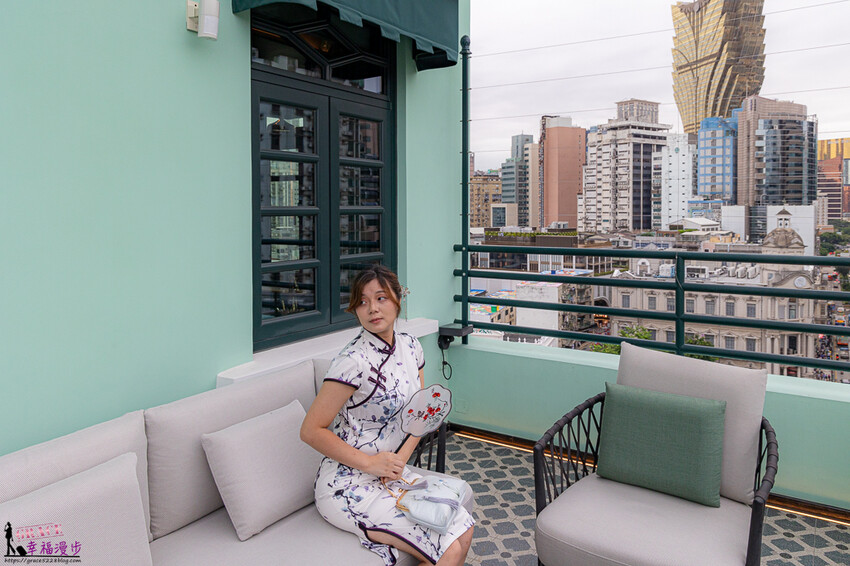 澳門旗袍體驗，新中央酒店旗袍之旅，穿越時空拍大片。