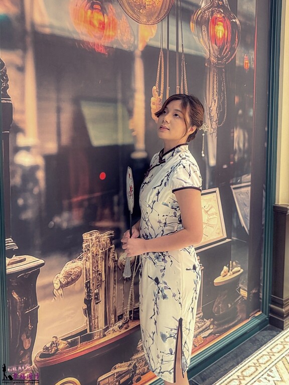 澳門旗袍體驗，新中央酒店旗袍之旅，穿越時空拍大片。