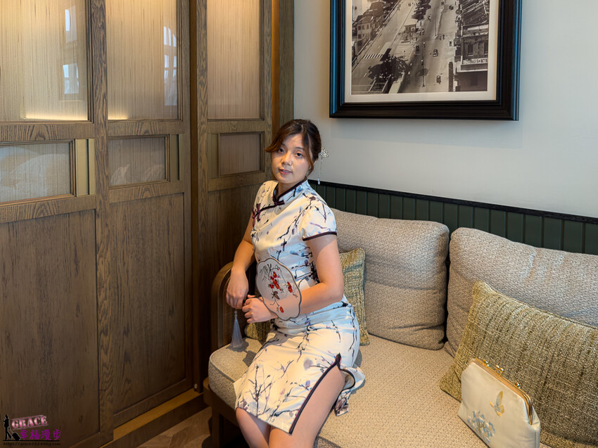 澳門旗袍體驗，新中央酒店旗袍之旅，穿越時空拍大片。