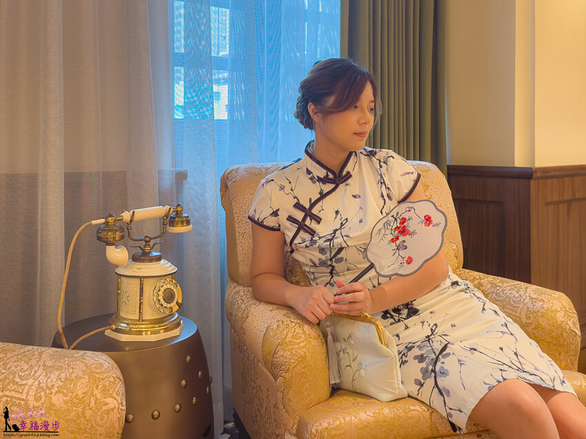 澳門旗袍體驗，新中央酒店旗袍之旅，穿越時空拍大片。