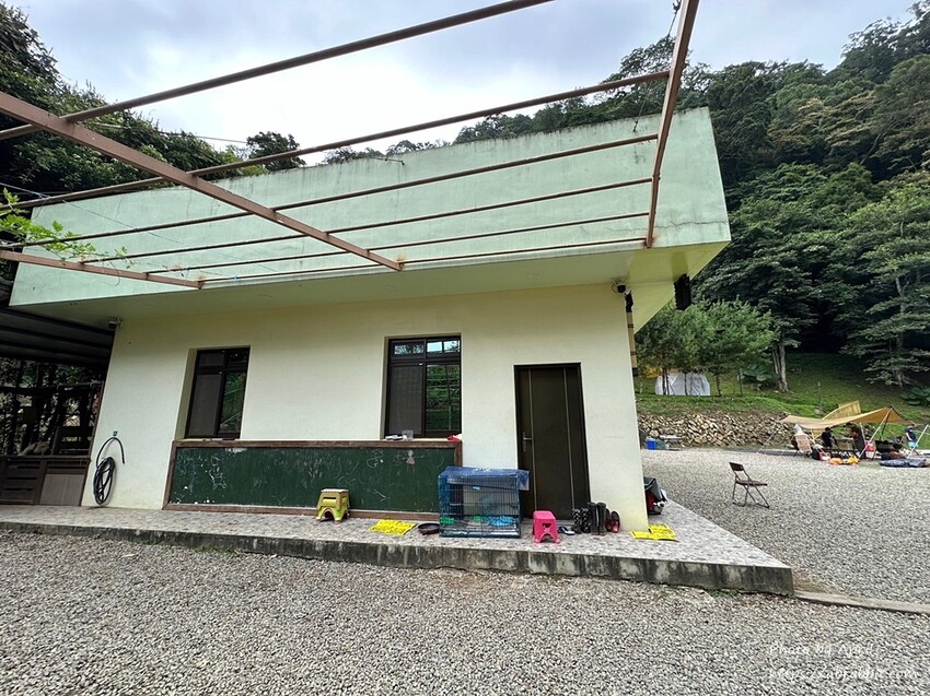苗栗縣南庄鄉赫利豐岳露營區-營區有小動物，還有懶人露營免搭帳