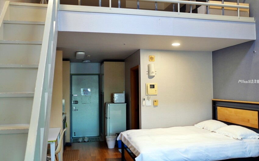 首爾弘大住宿推薦,JSM Studio樓中樓飯店,弘大地鐵旁。